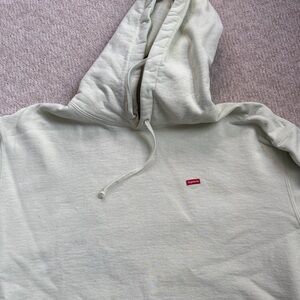 Supreme Men's Light Green Hoodie